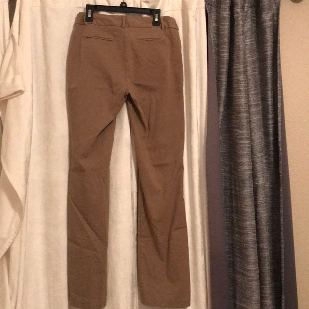 khaki boot cut pants - Picture 4 of 5